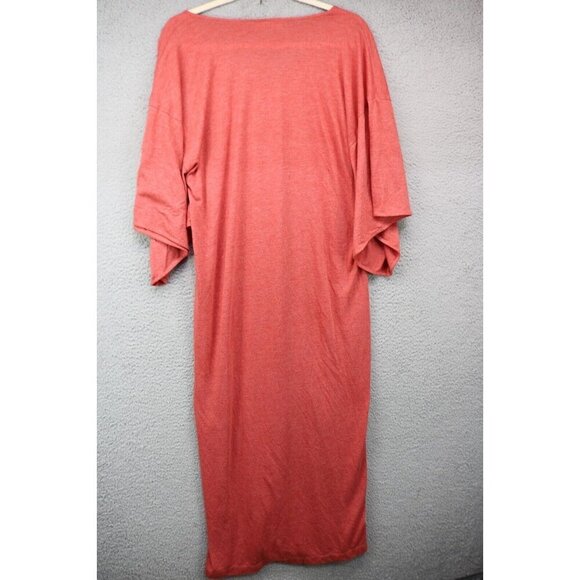 Natori Women's Maxi Lounge Dress-Side Slits-Medium - Picture 9 of 11